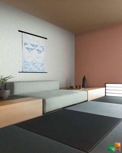 Giấy dán tường nhập khẩu Nhật Bản phong cách hiện đại P114_01_6234_6235_6597