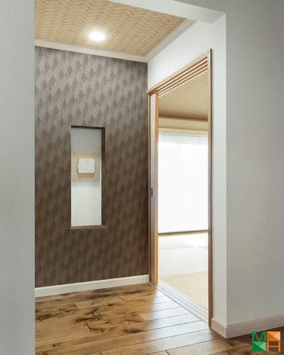 Giấy dán tường nhập khẩu Nhật Bản phong cách hiện đại P076_01_6136_6137_6595