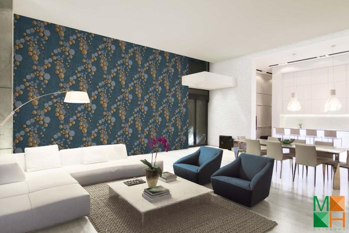 Trang trí nhà với giấy dán tường ngày Tết đẹp Trang trí nhà với giấy dán tường ngày Tết đẹp