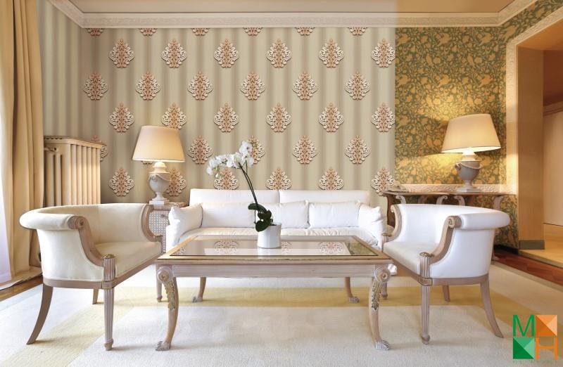 Trang trí nhà với giấy dán tường ngày Tết đẹp Trang trí nhà với giấy dán tường ngày Tết đẹp
